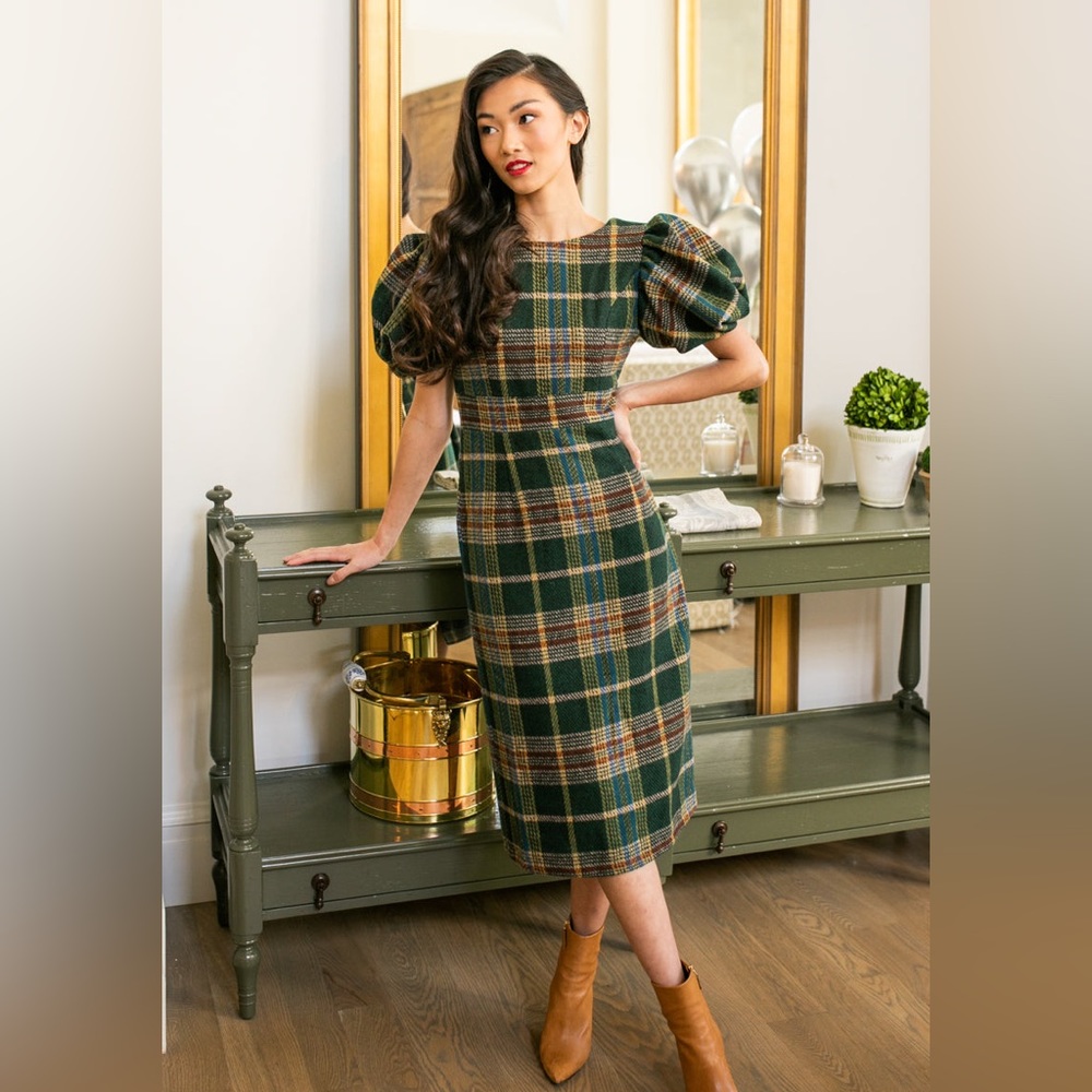 Ivy City Plaid Holly Dress